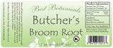 Butcher's Broom Root Extract Label