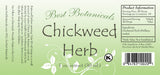 Chickweed Herb Extract Label