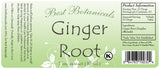 Ginger Root Extract Label