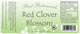 Red Clover Blossom Extract Label