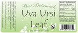 Uva Ursi Leaf Extract Label